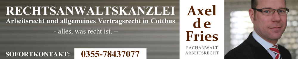 Rechtsanwalt A. de Fries