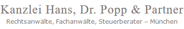Anwaltskanzlei Hans, Dr. Popp & Partner