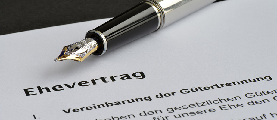 Ehevertrag, Unterschrift, Notar, Hochzeit, Gtertrennung
